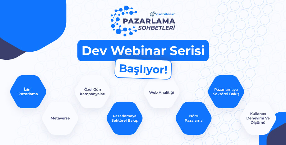 “Mobildev Pazarlama Sohbetleri” Dev Webinar Serisi Başlıyor!