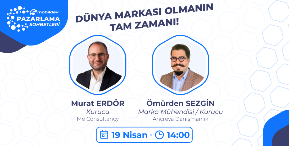 Mobildev Pazarlama Sohbetleri: Dünya Markası Olmanın Tam Zamanı!