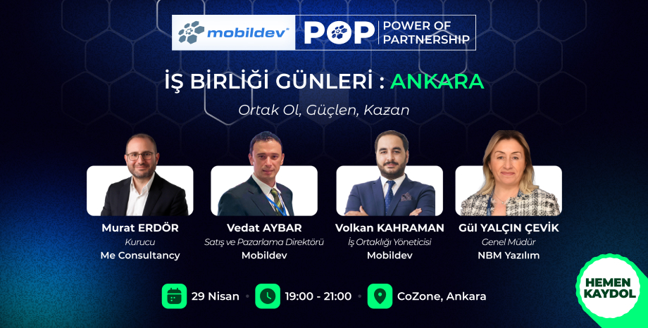 Mobildev POP - Power of Partnership İş Birliği Günleri Ankara’da!