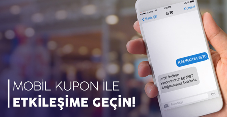 Mobil Kupon İle Etkileşime Geçin